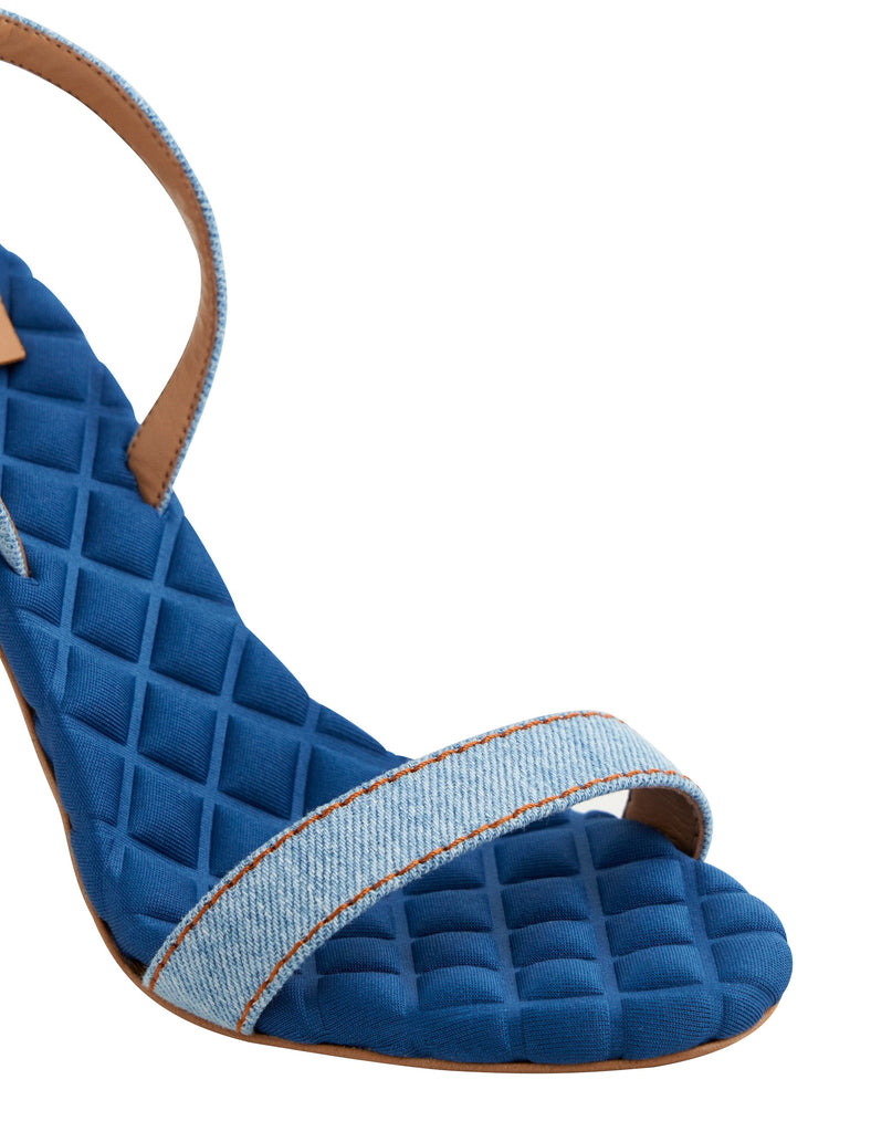 サンダル・ミュール Cinturino Sandals - Hogan - Cotton - Blue Hogan Cinturino Sandals - Cotton - Blue | ShopSimon