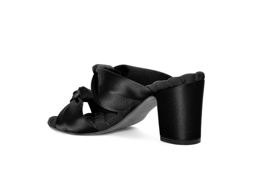 ALESSIA Black Satin