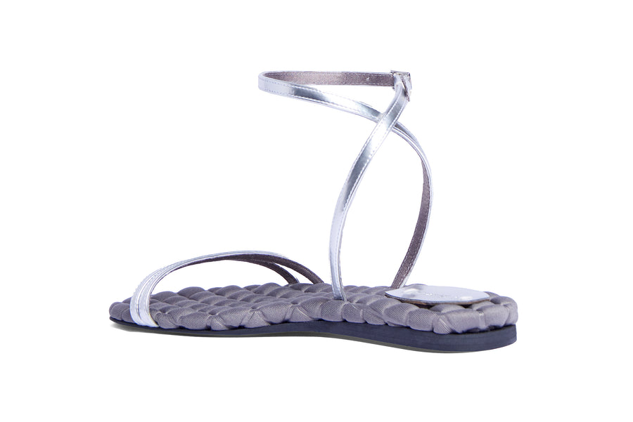 FAYE Silver Brushed Leather