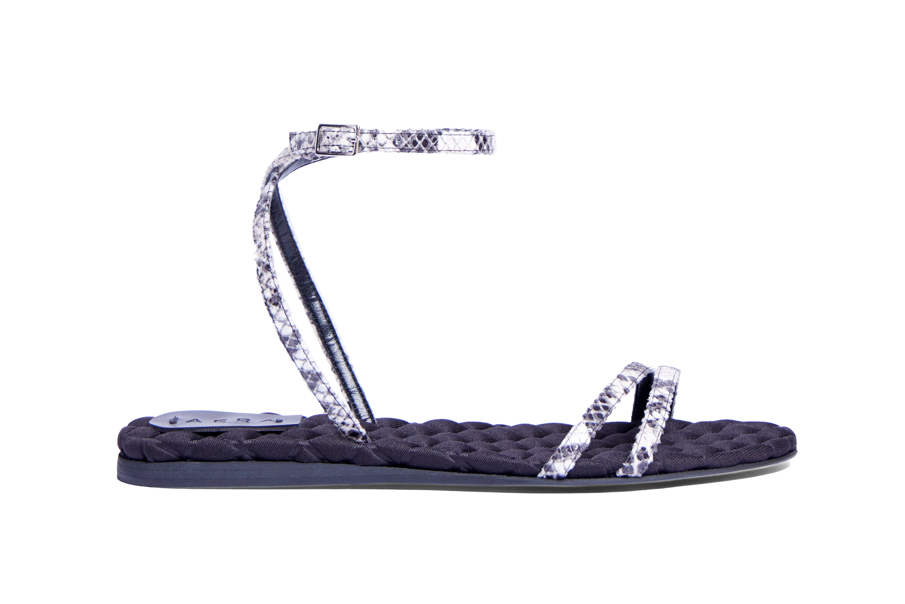 FAYE Vegan open-toe Flat sandals with ultra-thin straps | AERA