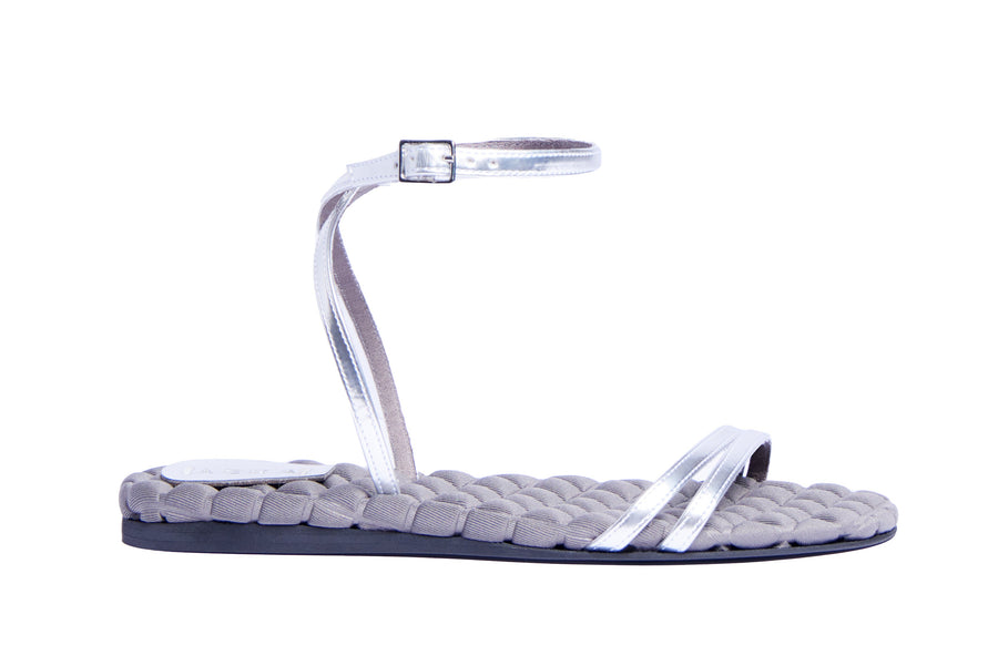 FAYE Silver Brushed Leather