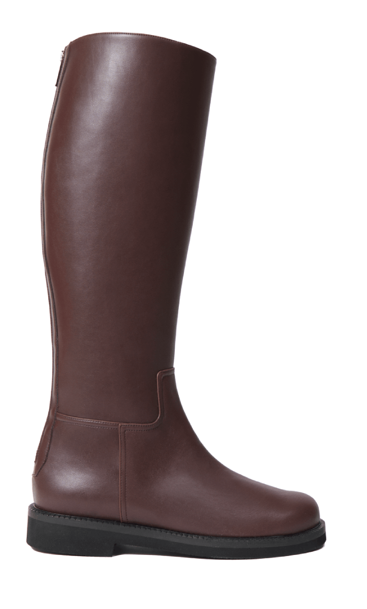 Ada vegan riding boots in Black Nappa | AERA display picture 1