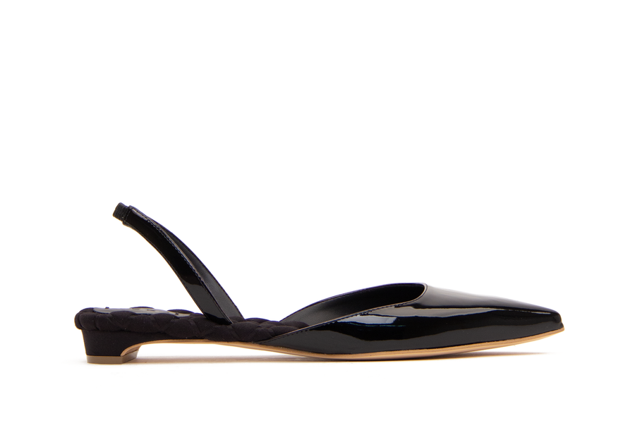 JACKIE slingback vegan flat AERA